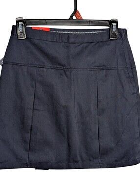 gap kids girls size 12 navy blue skirt with shorts uniform school nwt Pleated